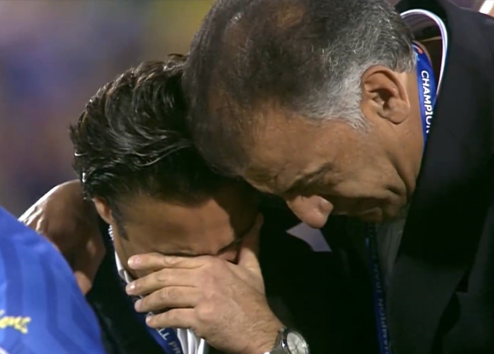 مجیدی اشک خوشحالی یا خداحافظی پس از قهرمانی در لیگ1