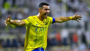 کریستیانو رونالدو و نونو سانتو بهترین های ماه فوتبال عربستان1