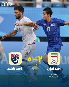 ایران با دو گل تایلند را شکست داد