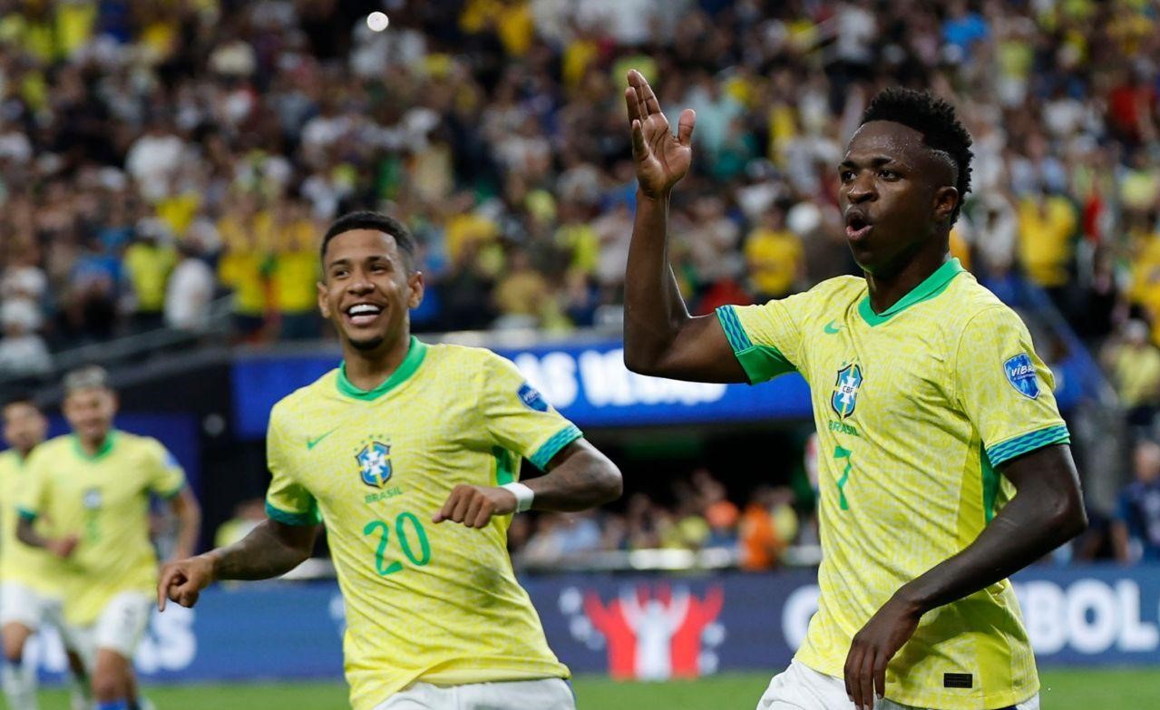 برزیل با توقف مقابل کلمبیا حریف اروگوئه شد