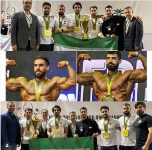طوفان ایران در رقابت‌های جهانی بدنسازی؛ ۲۲ مدال در دو روز